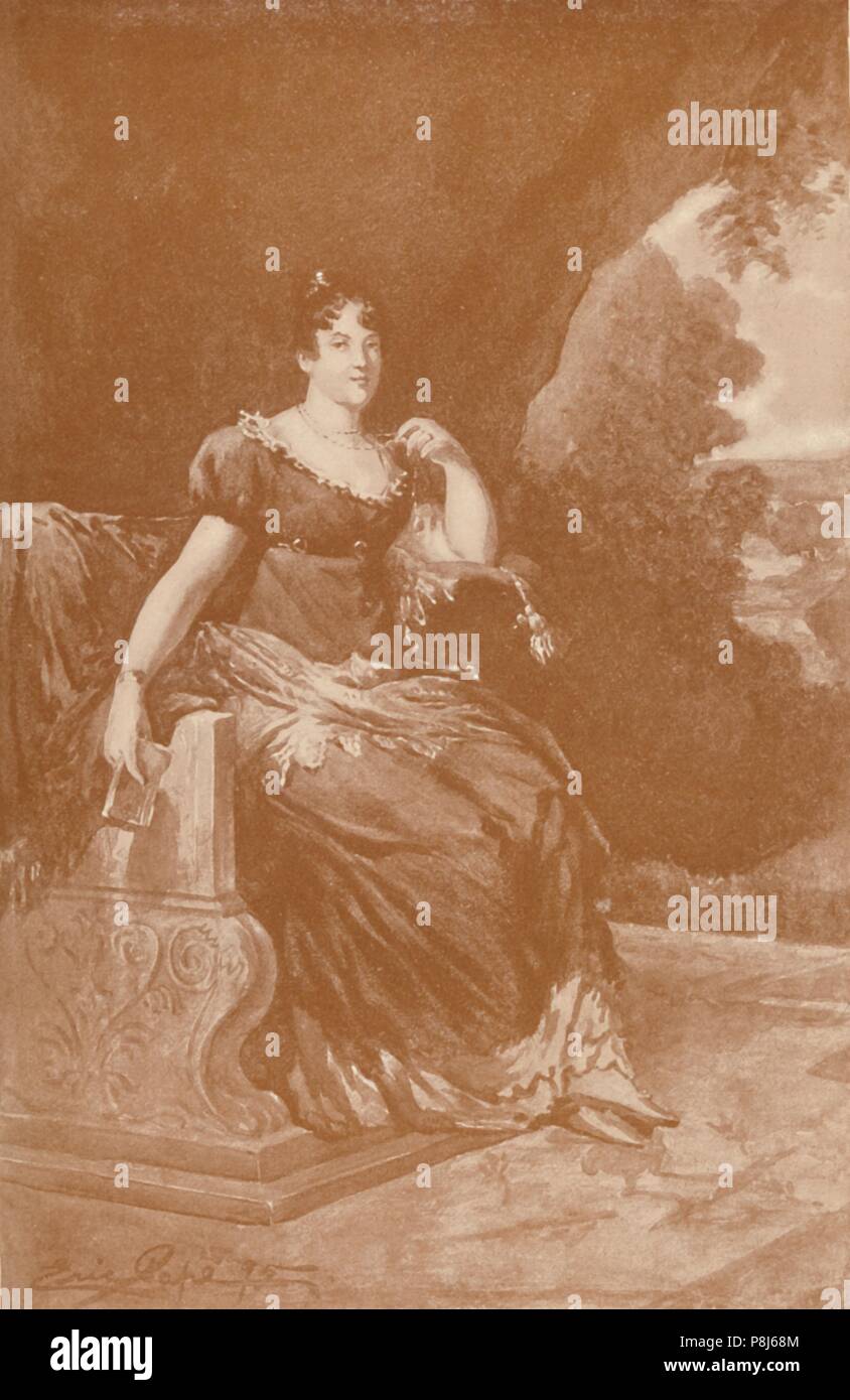 "Frederica Catherine Sofia Dorotea...Regina di Westfalia', c1810, (1896). Artista: sconosciuto. Foto Stock