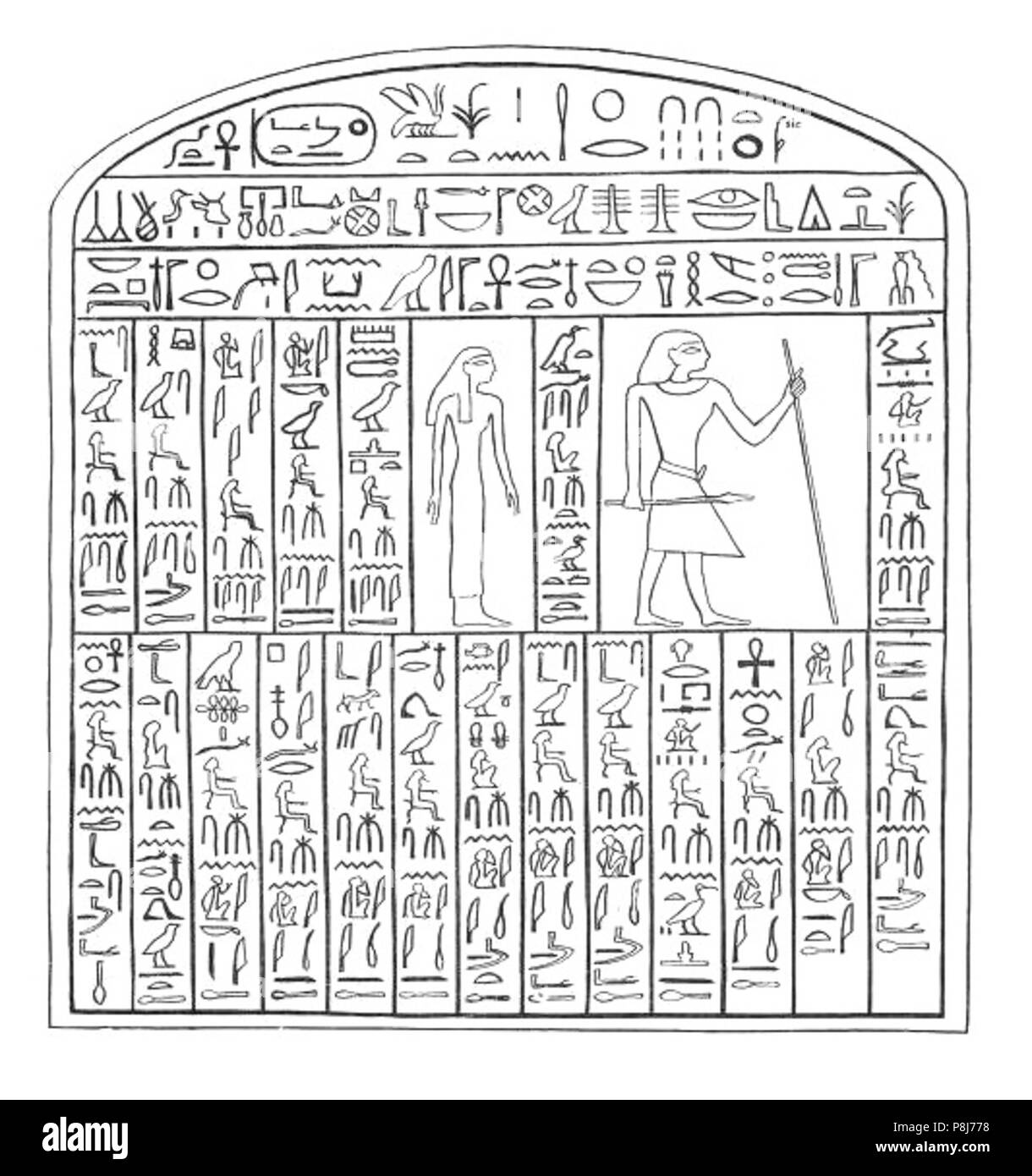 . 538 Stele EA827 Budge Foto Stock