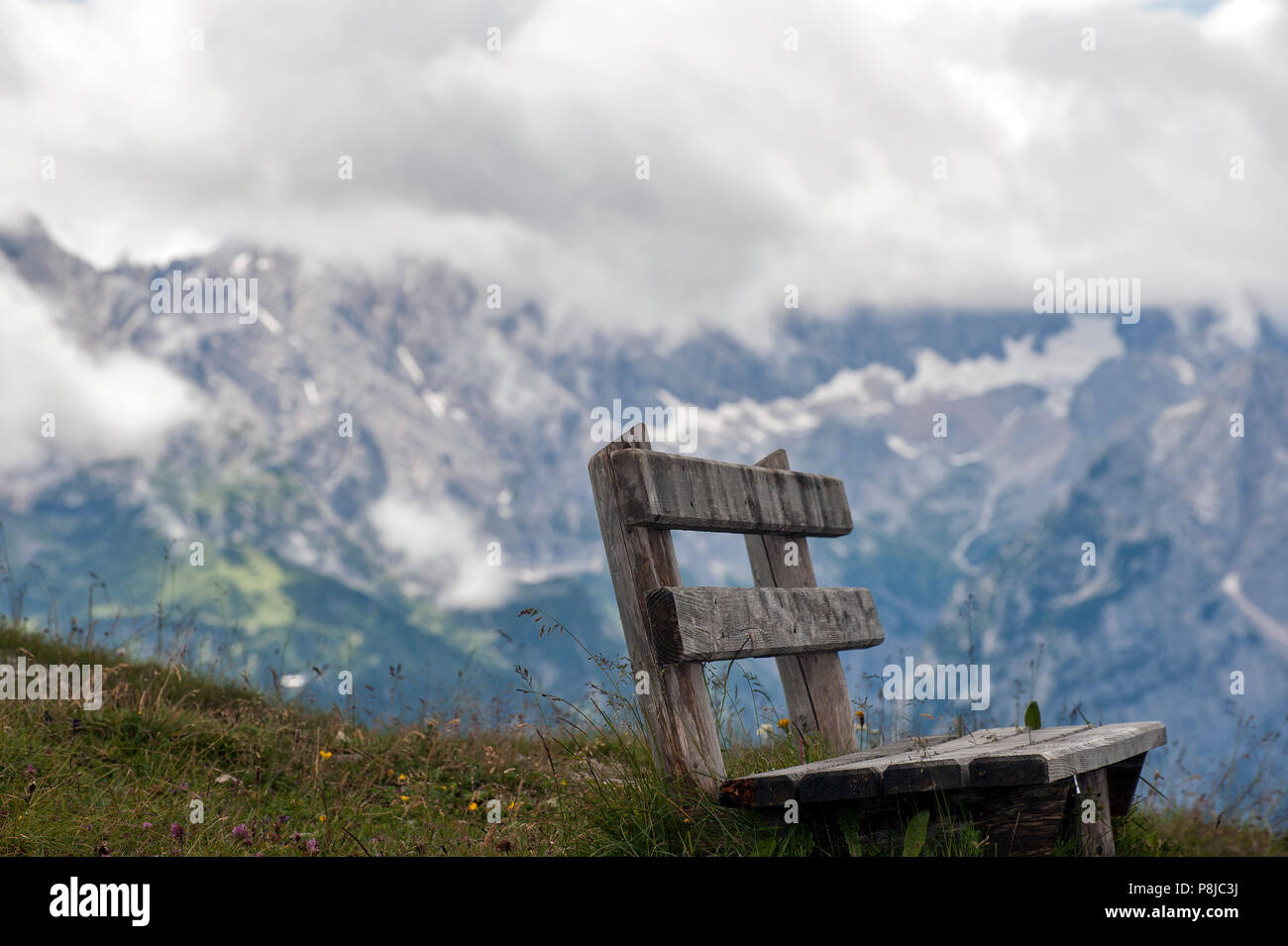 Alp montagne vicino Garmisch-Partenkirchen. Foto Stock
