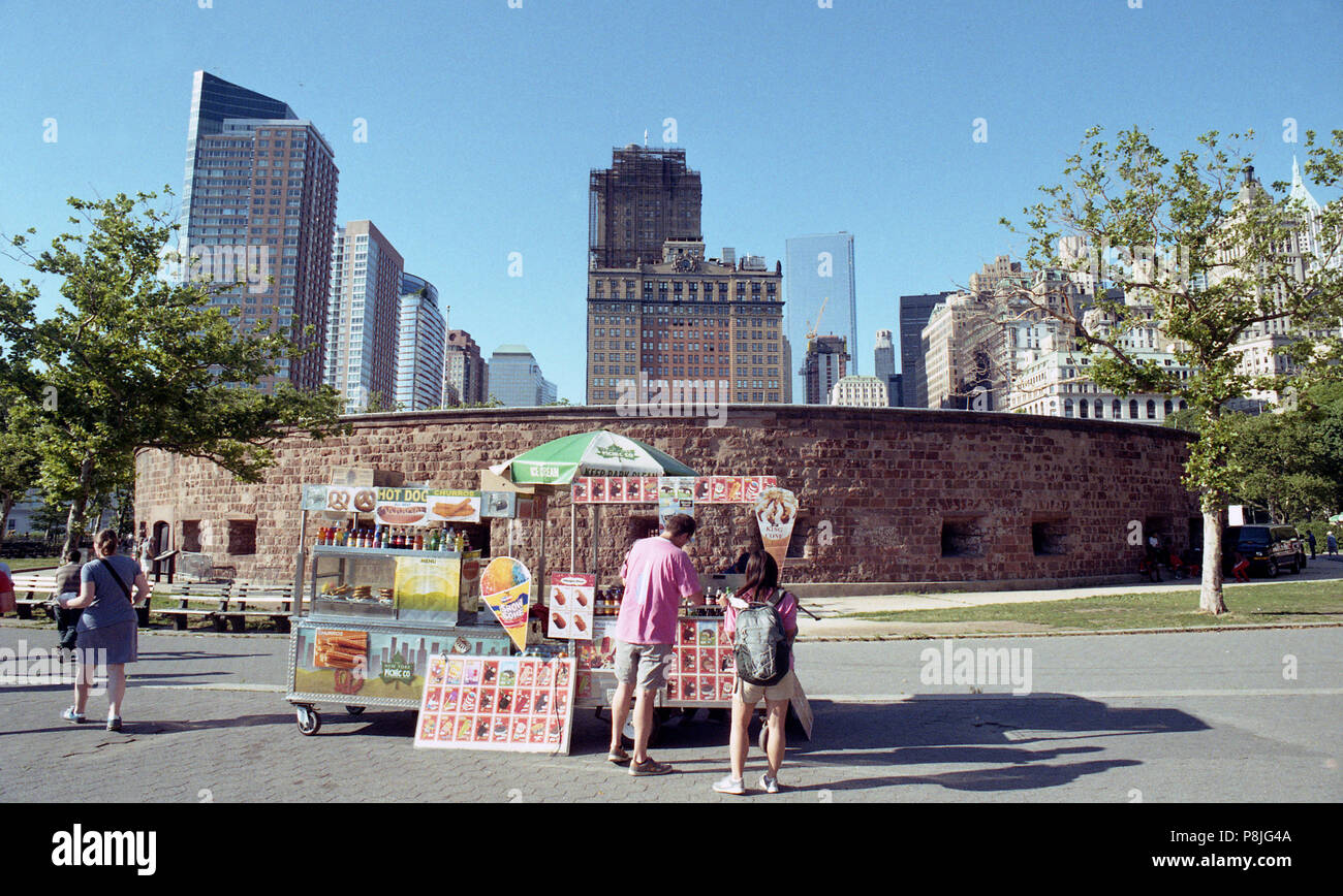 Battery Park Foto Stock
