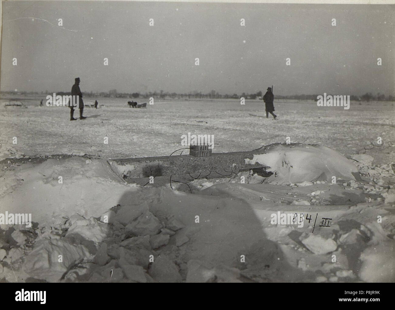 . 526 Sprengversuche am russischen Kriegsschauplatz BildID (15682154) Foto Stock