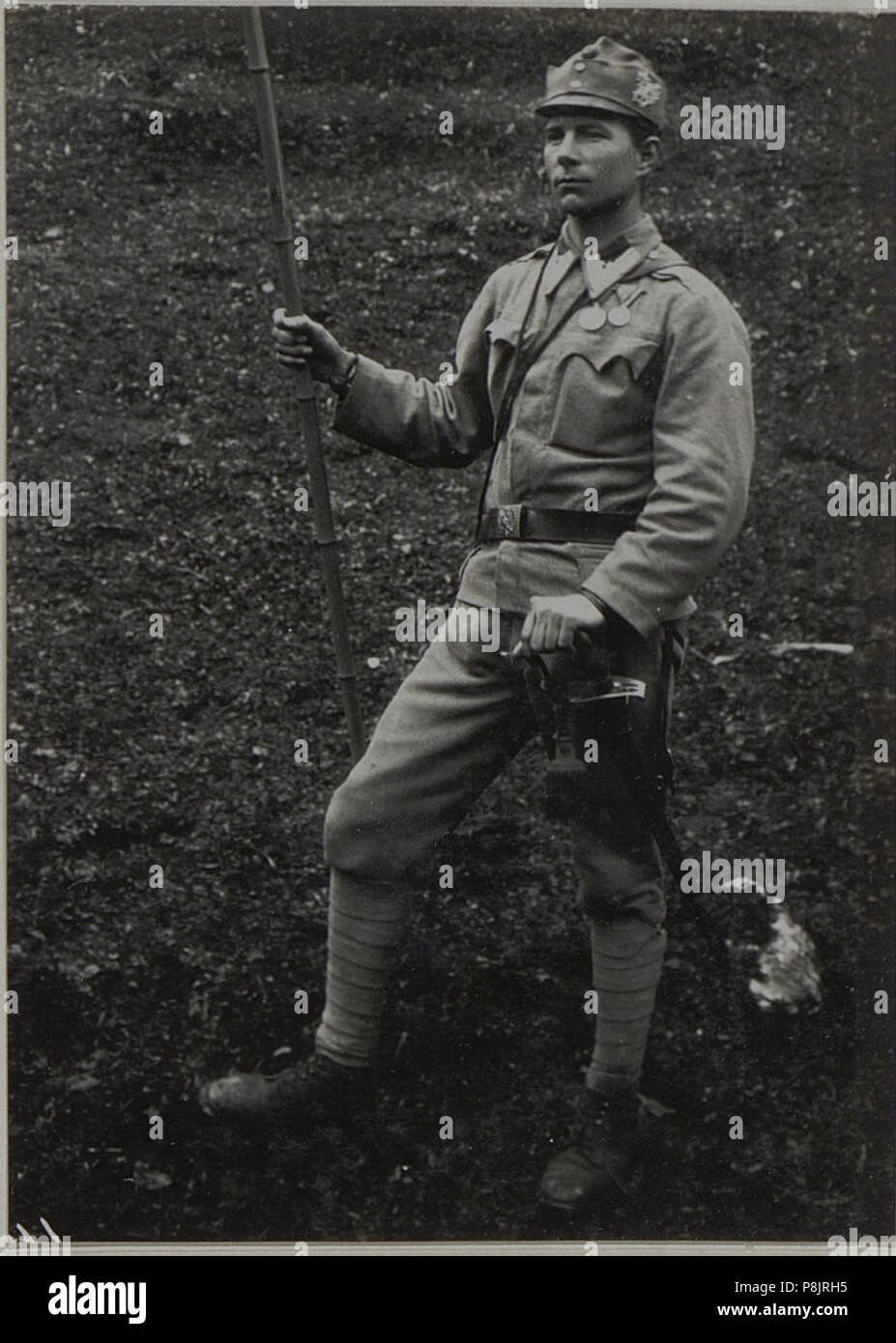 . 527 Stabsfeldwebel PFAFFINGER Karl des k.k. La LDW.Inf.Rgt. Nro. 21, Pionier Abt. Besitzer der oro. Tapferkeits Medaille. (BildID 15457915) Foto Stock