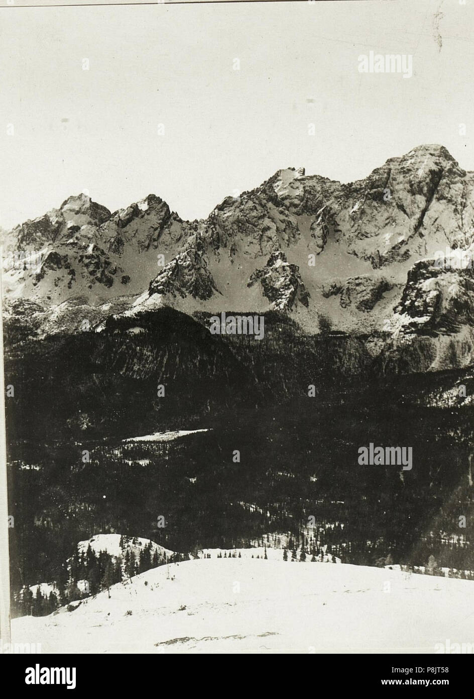 . 529 Standpunkt Kreuzberg, Panorama Croda di Campo bis Rotwand. (2.Teilbild zu WK ALB 03685A) (BildID 15416689) Foto Stock