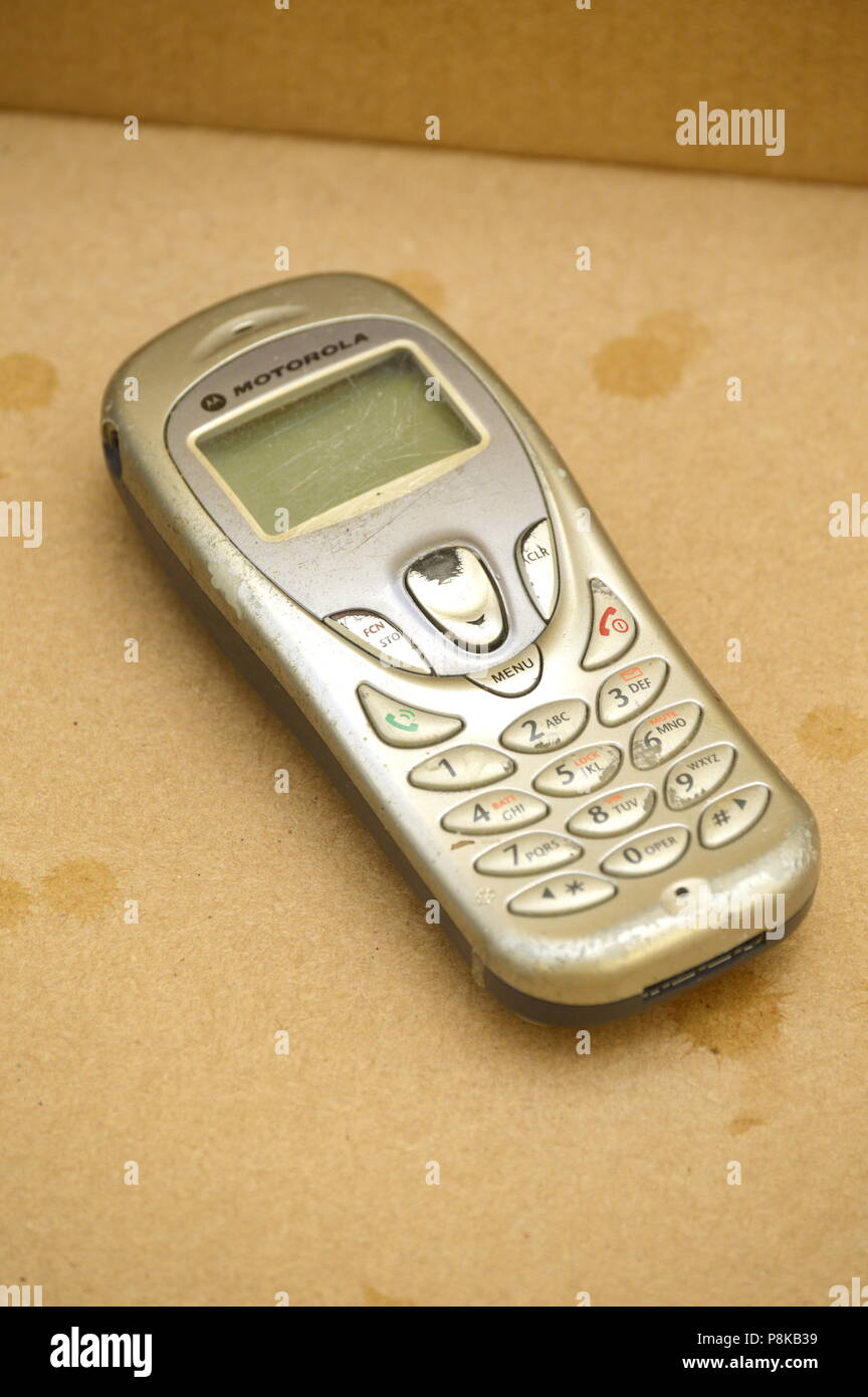 Motorola cellulare close up Foto Stock