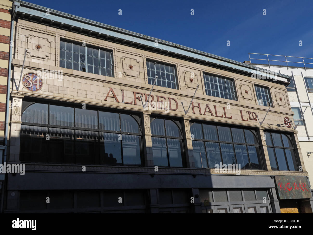Alfred Hall Ltd building, Silver Street, Doncaster, South Yorkshire, Inghilterra , DN11HT Foto Stock