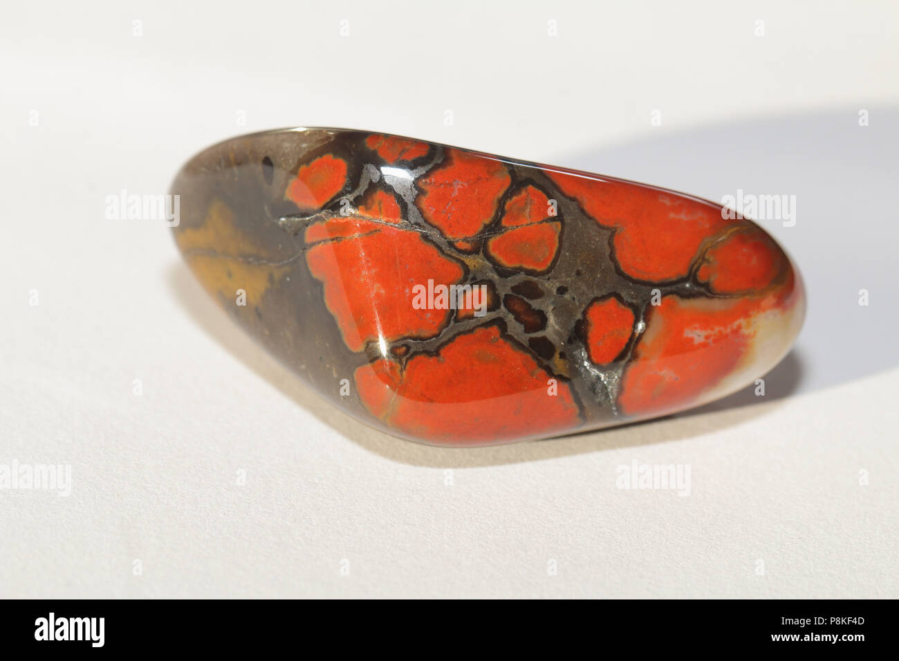 Lucidati jasper, pietra trovata sul Buffalo Gap National praterie del Sud Dakota Foto Stock Lucidati jasper, pietra trovata sul Buffalo Gap National praterie del Sud Dakota Foto Stock