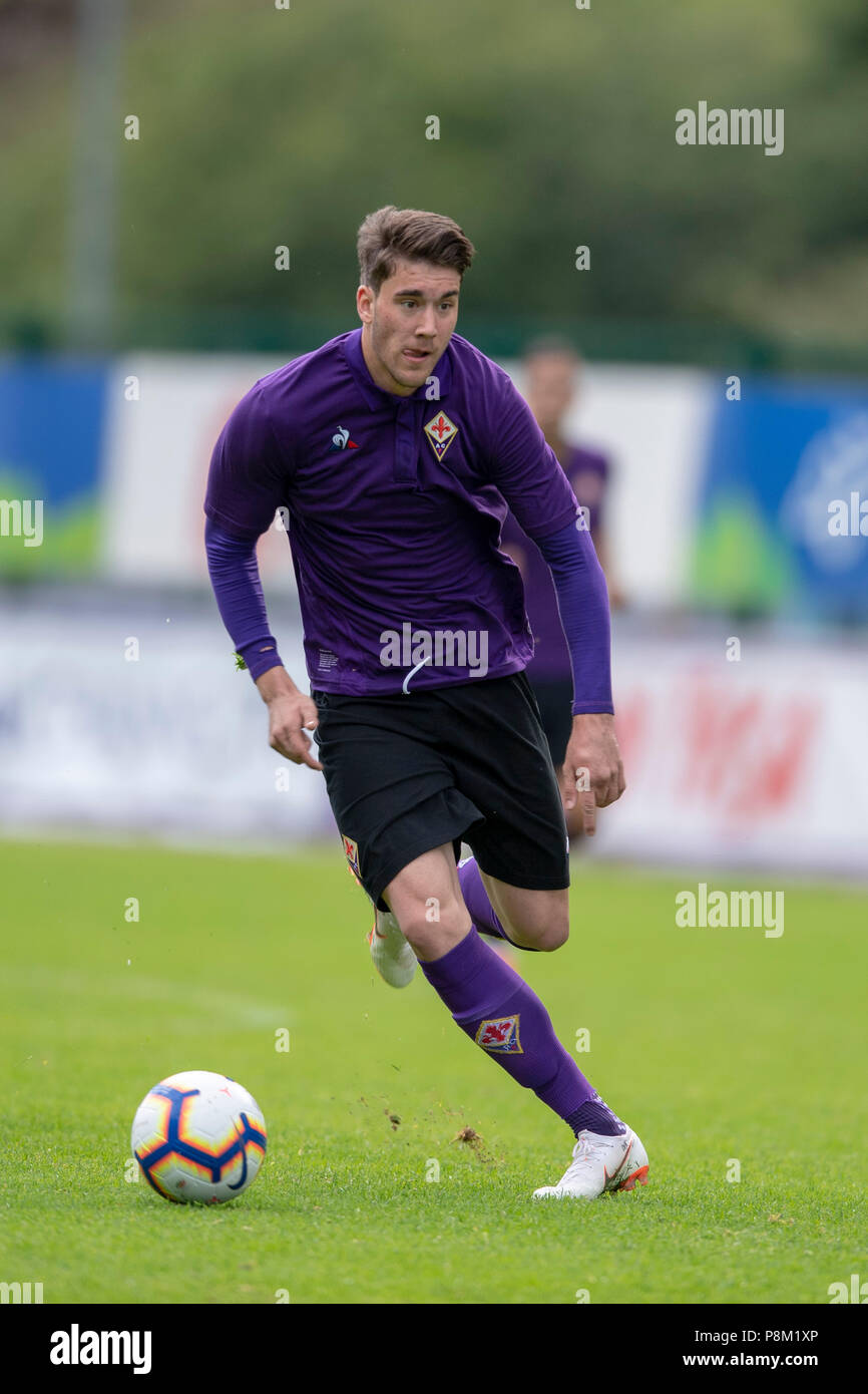 Dusan Vlahovic(Fiorentina) durante l'italiano 'Serie A' match tra Fiorentina  10-0 Team Val di