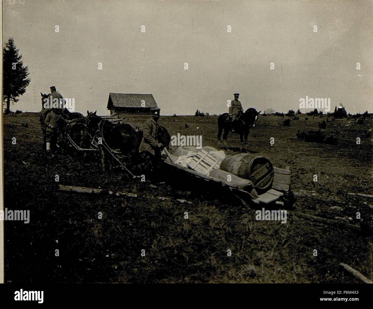 . 560 Trainfuhrwerk zwischen Annaberg und Sworze. (BildID 15522778) Foto Stock