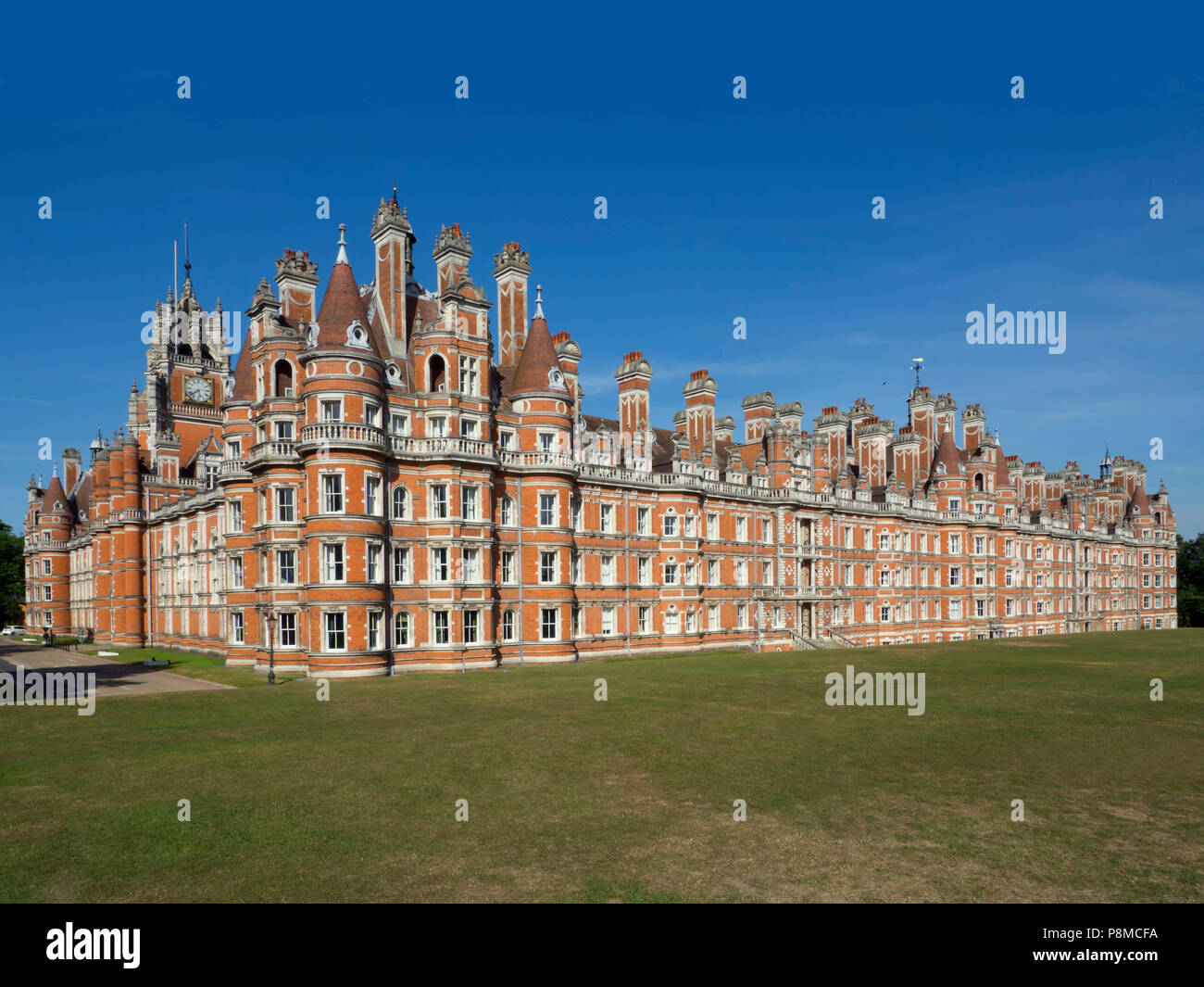 Regno Unito, Inghilterra, Surrey, Royal Holloway College Foto Stock