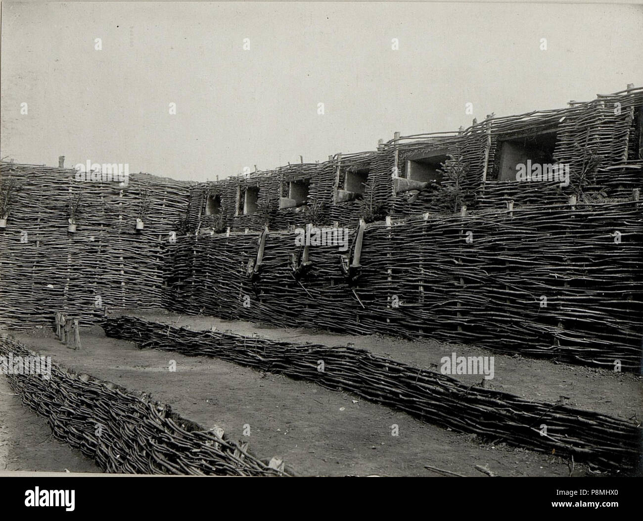 . 420 Moderner Schiess-Stand. Aufgenommen am 2.IV.1916 Inf.Rgt.Nro.52. (BildID 15536562) Foto Stock