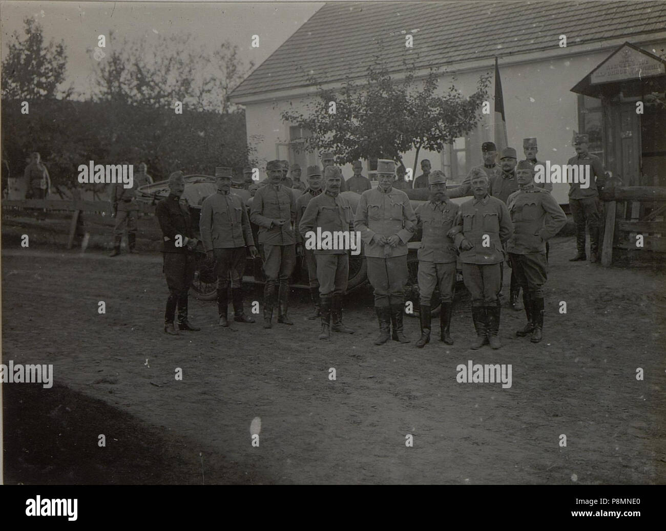 277 Erzherzog Josef Ferdinand mit den Generälen Martiny und Roth beim 10. In Korpskommande Kopcza, aufgenommen am 8.Settembre 1915 (BildID 15455751) Foto Stock