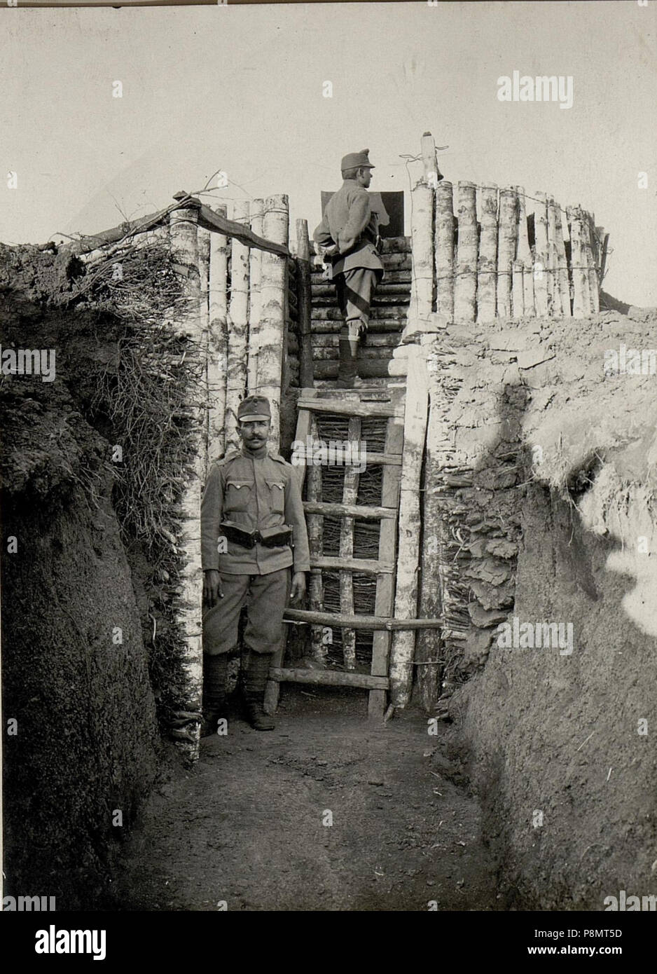 . 340 Infanterie Beobachtungsstand. Aufgenommen am 5.IV.1916.Inf.Rgt.Nr.65. (BildID 15536842) Foto Stock