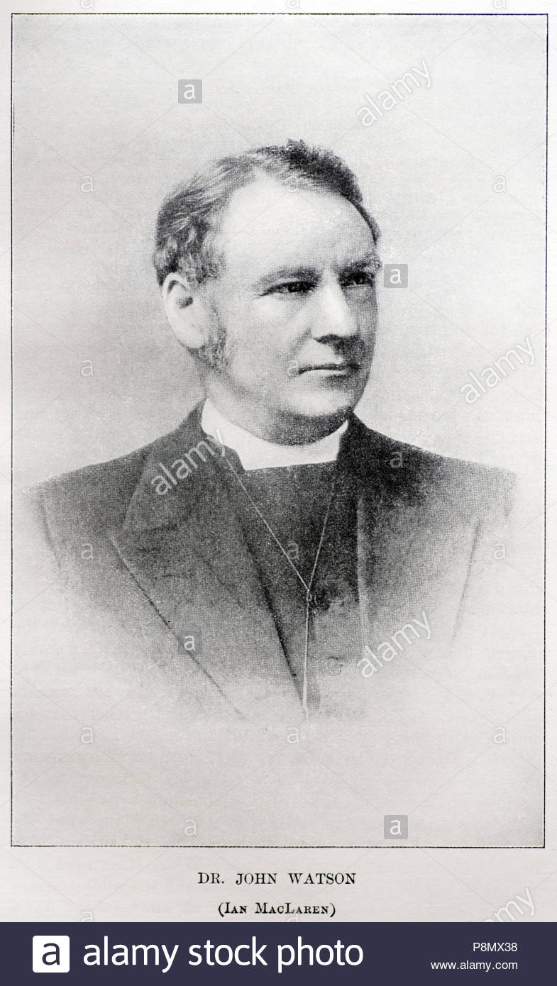 Il dott. John Watson (Ian MacLaren), 1850 - 1907, era un autore scozzese e teologo, immagine dal 1896 Foto Stock