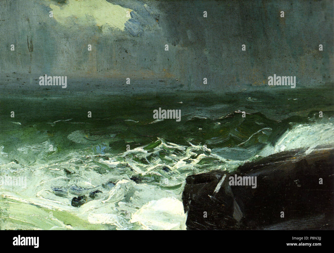 . 54 GW soffietto Nahender Regen 1913 Foto Stock