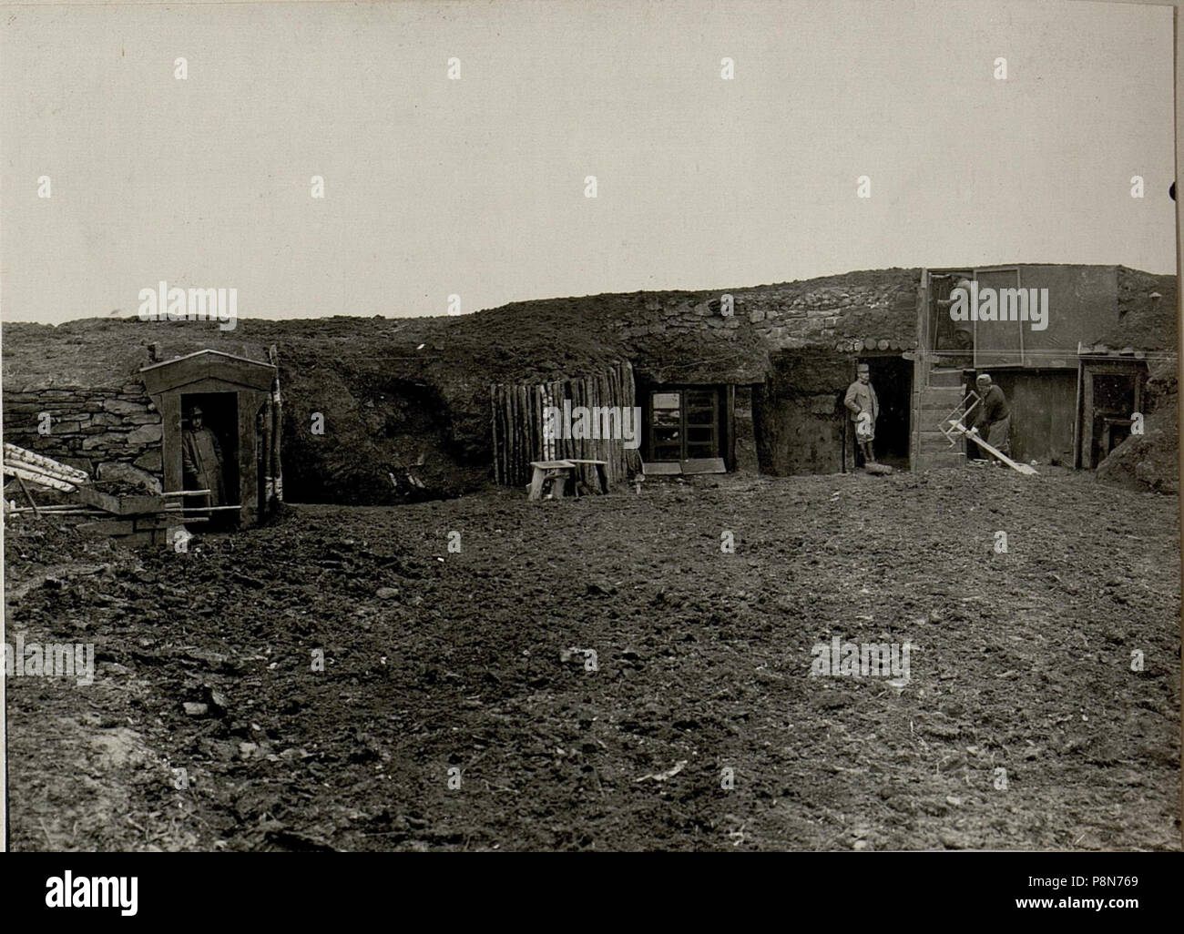 . 40 Artillerie Beobachtungsstand. Aufgenommen am 10.IV.1916. 15.ITD. (BildID 15536954) Foto Stock