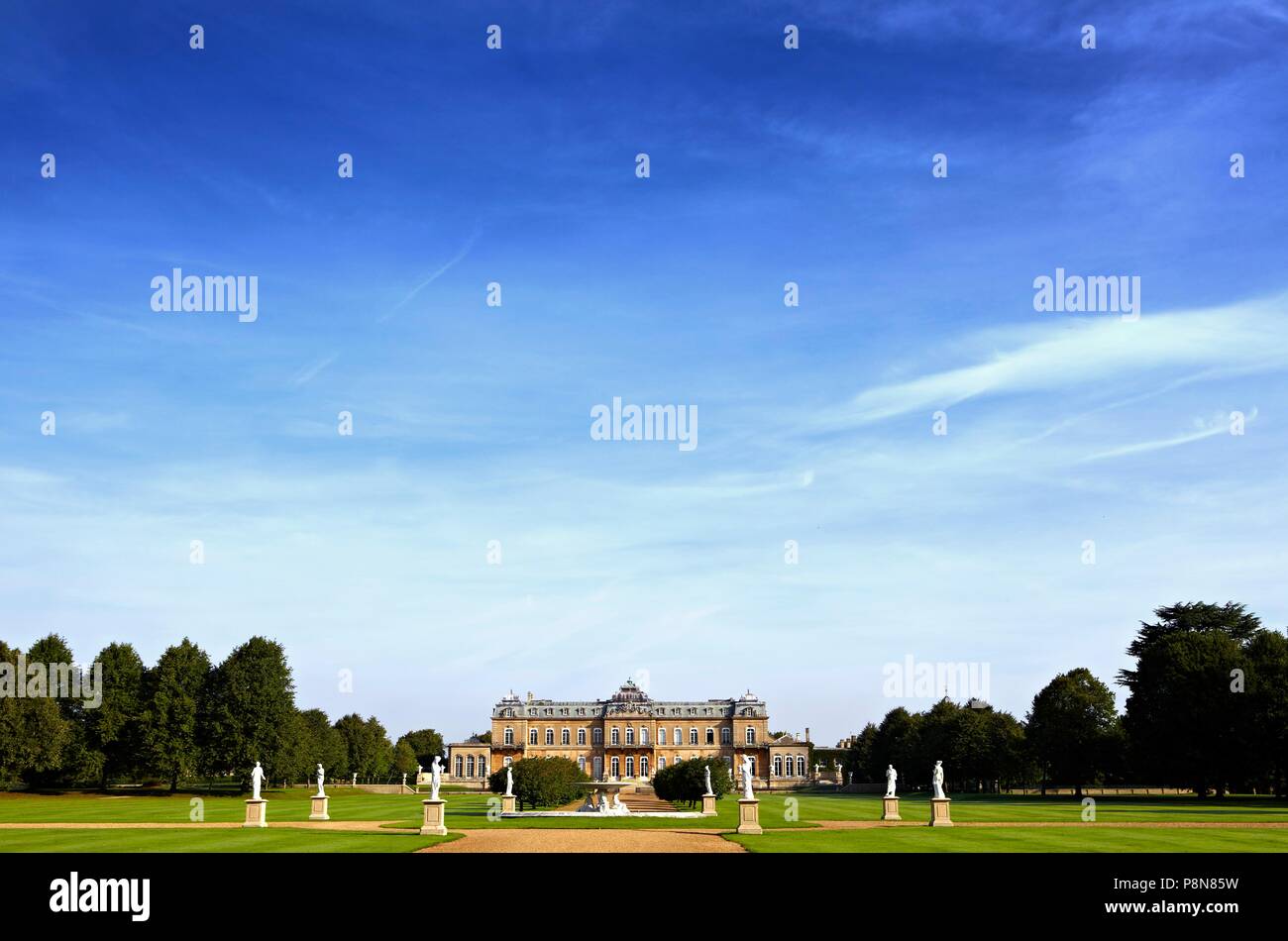 Wrest Park House e giardini, Silsoe, Bedfordshire, C2000-c2017. Artista: Matt Munro. Foto Stock