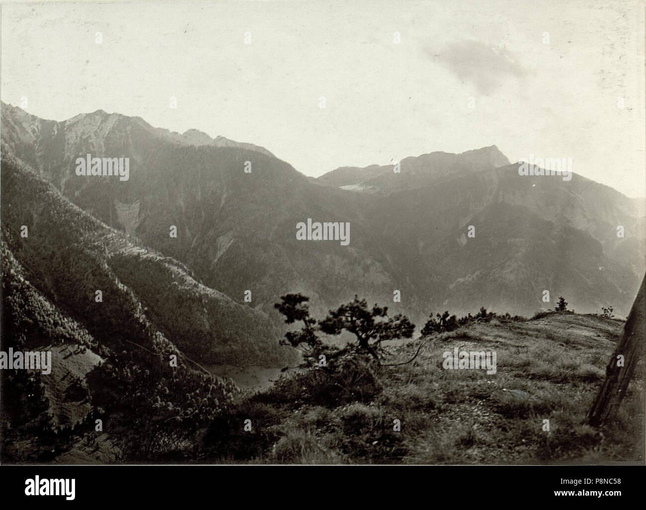 448 Panorama von der Kleinalpelspitze, gesehen in der Richtung nach Osten und Südwesten. Standpunkt, Kleinalpelspitze. Aufgenommen, am 15.Settembre 1915. (BildID 15461861) Foto Stock