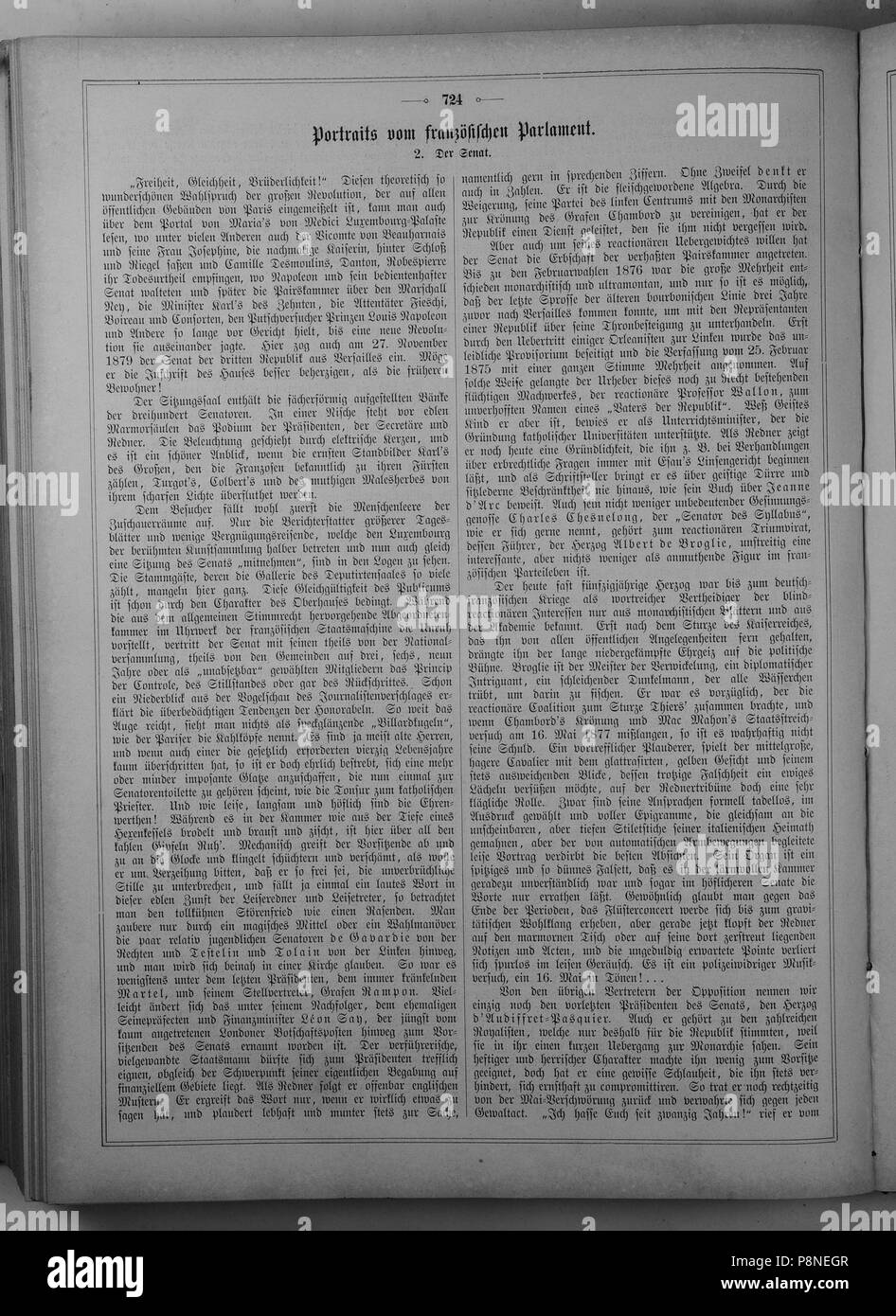 . 197 Die Gartenlaube (1880) 724 Foto Stock