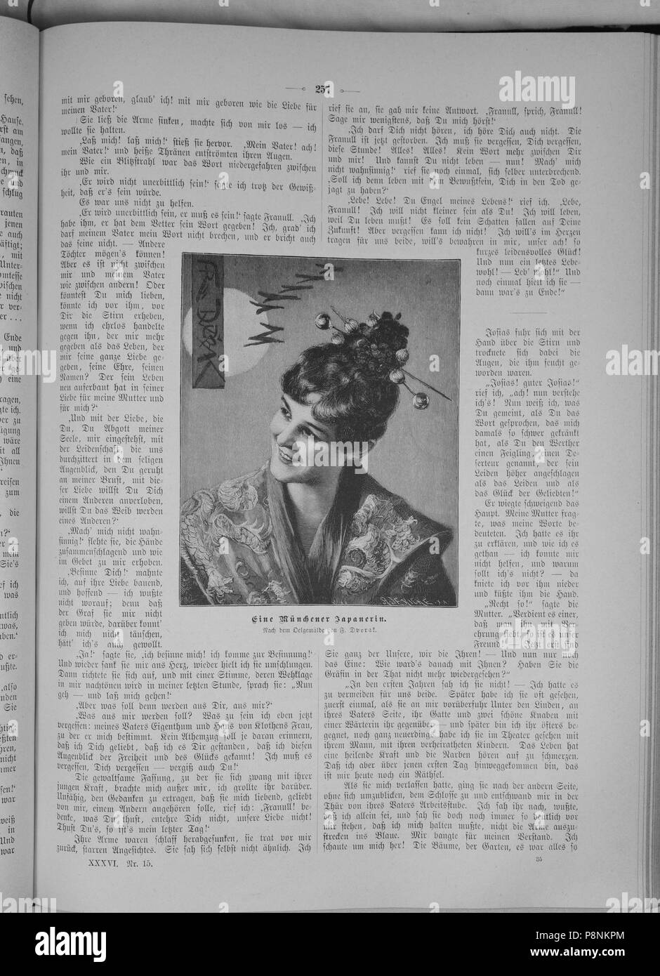 . 235 Die Gartenlaube (1888) 257 Foto Stock