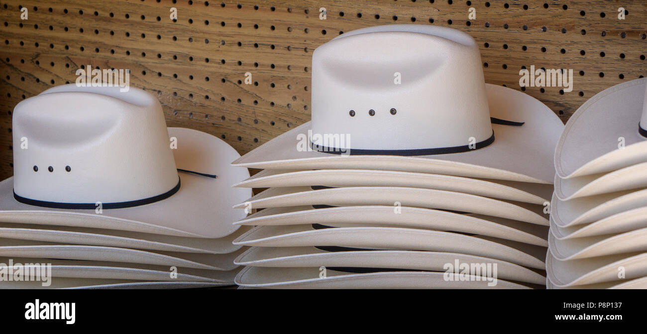 Cappelli da cowboy Calgary Stampede Alberta Canada Foto Stock