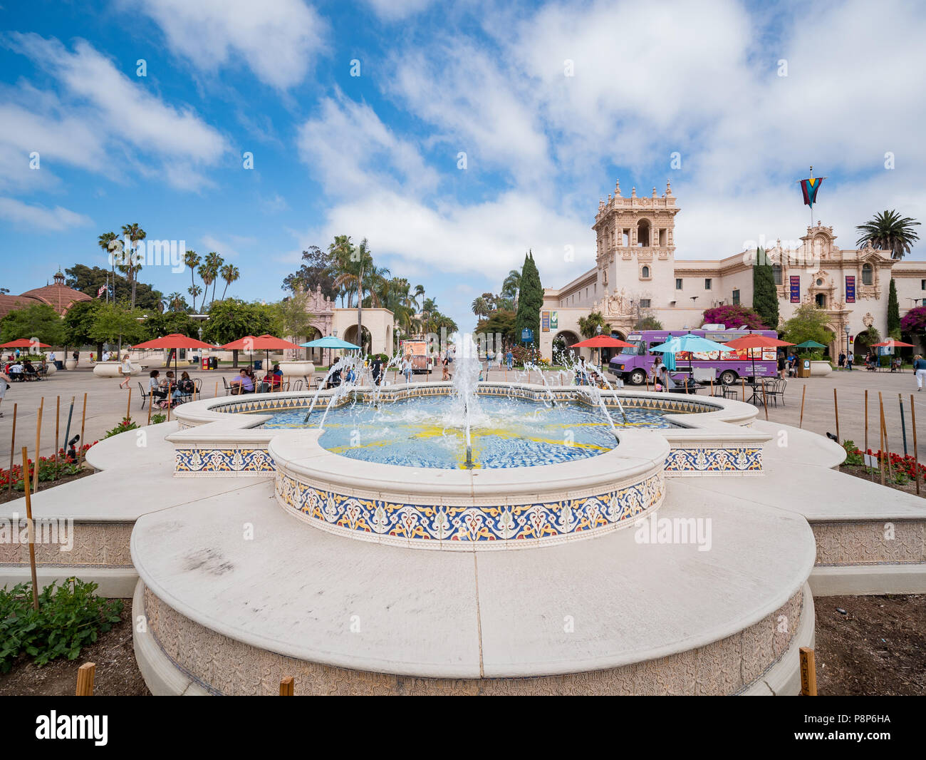 San Diego, giu 27: la bella e storica Balboa Park a giugno 27, 2018 a San Diego, California Foto Stock