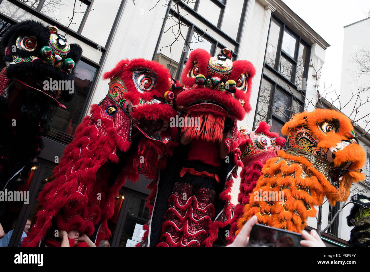 Parigi, Francia. Anno Nuovo Cinese festival Foto Stock