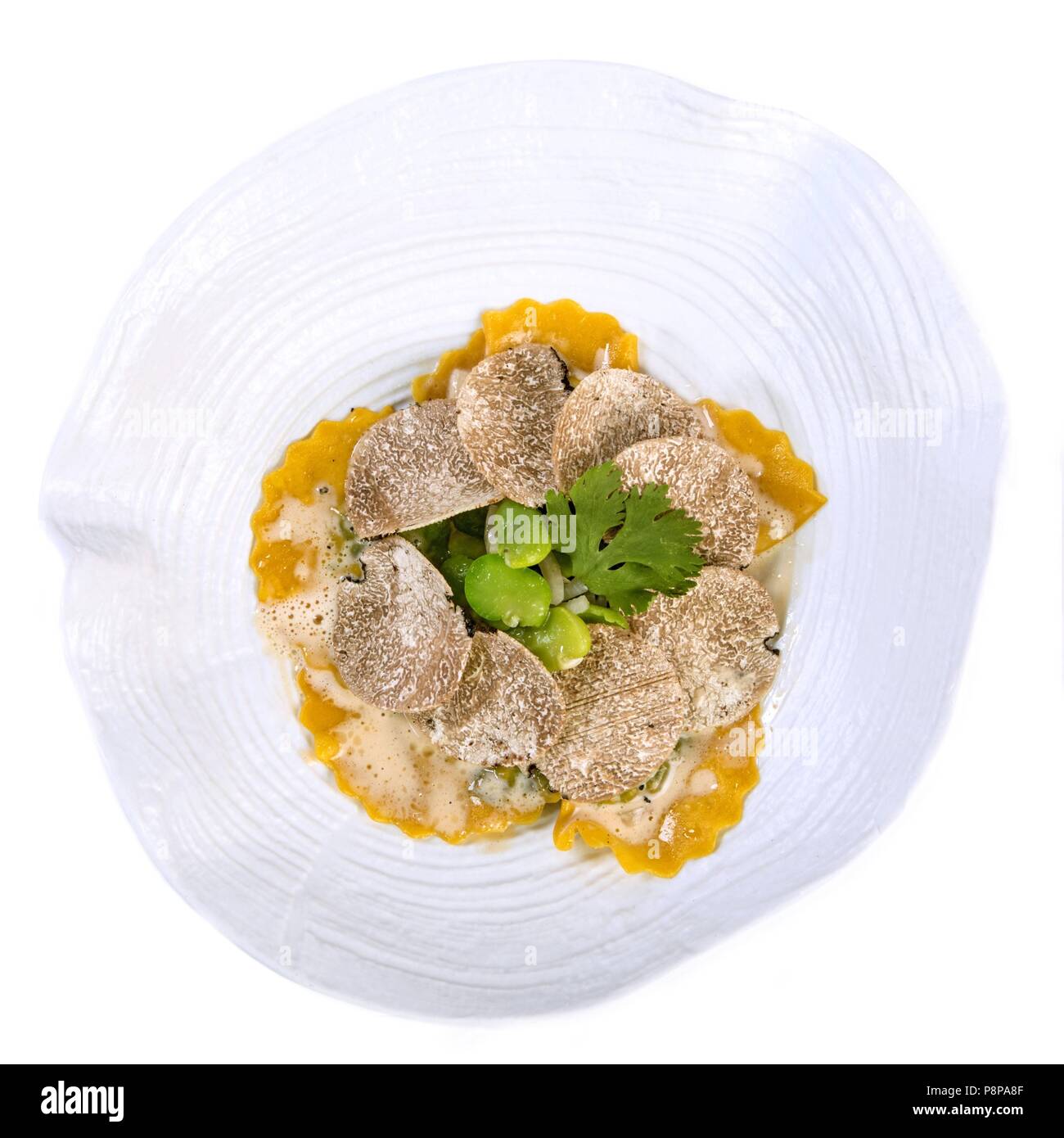 Cucina, cucina, ricetta da chef stella Michelin Laurent clemente, COURS GABRIEL, CHARTRES Foto Stock