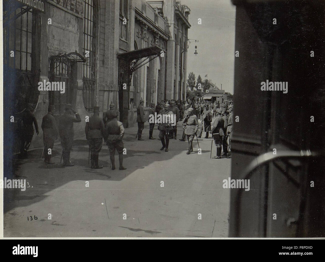 . 364 Kowel, Exlz.Hindenburg Ankunft del. (2-8.1916.) (BildID 15677260) Foto Stock