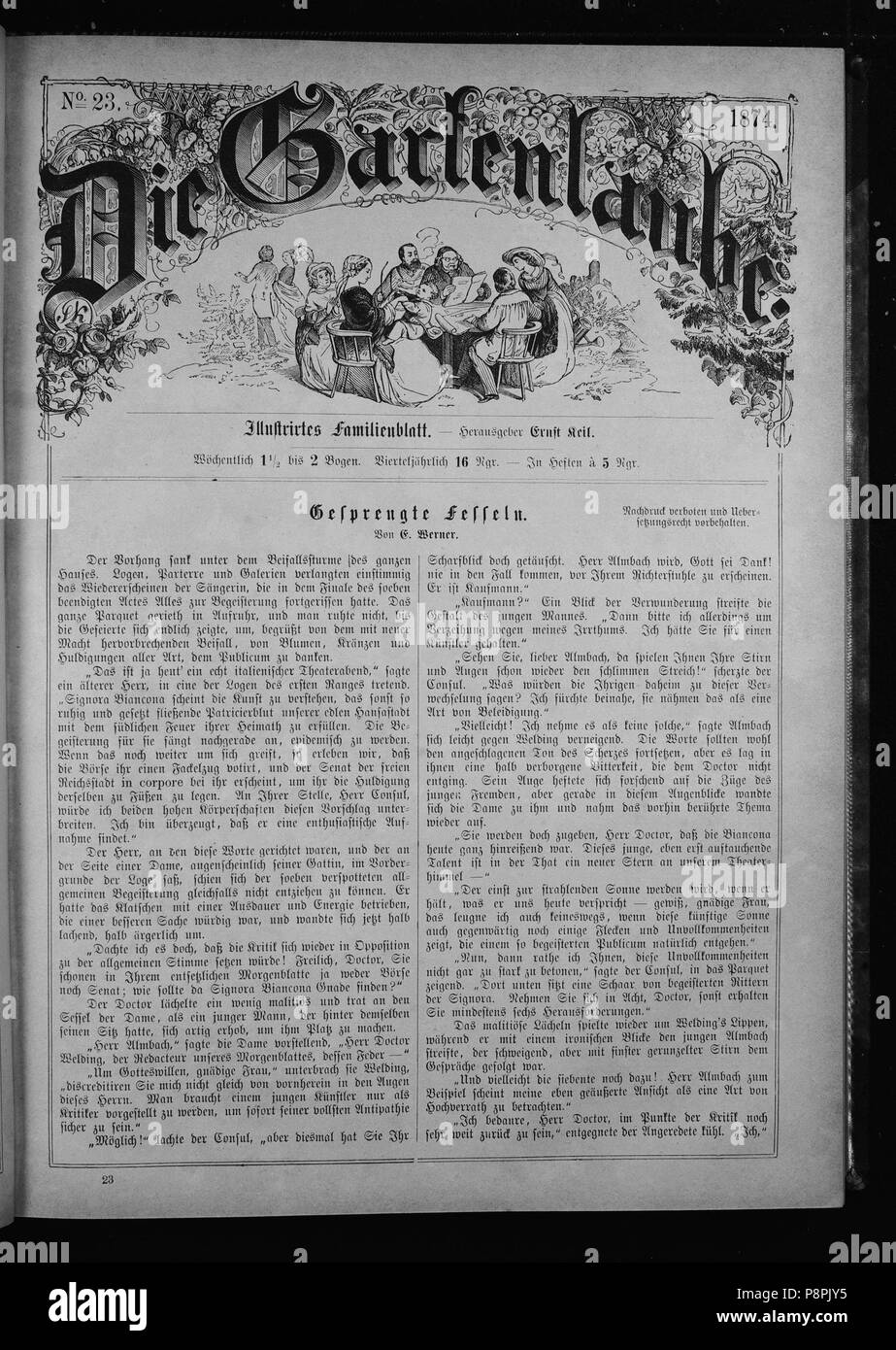. 175 Die Gartenlaube (1874) 363 Foto Stock