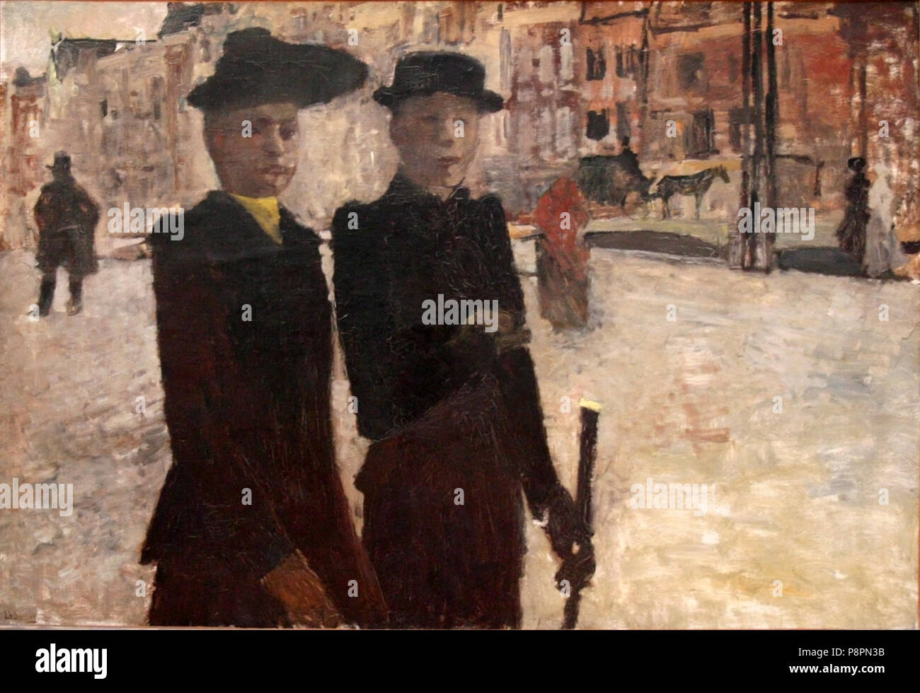 . 300 George Hendrik Breitner - Vrouwen op het Rokin Foto Stock