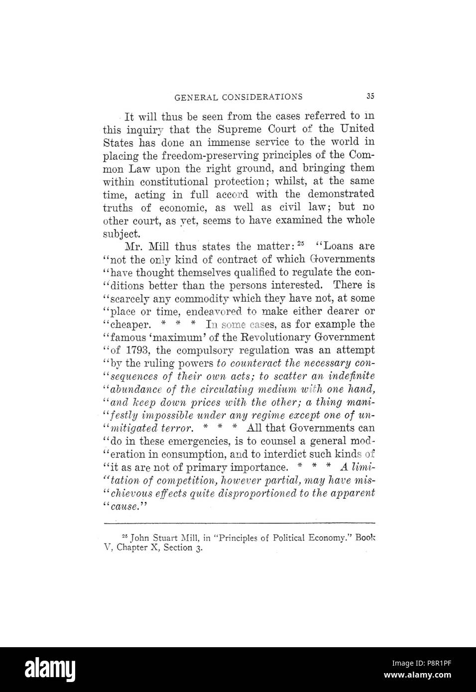. 263 Earle, non la fissazione di prezzi di distruggere la libertà, 1920, 035 Foto Stock