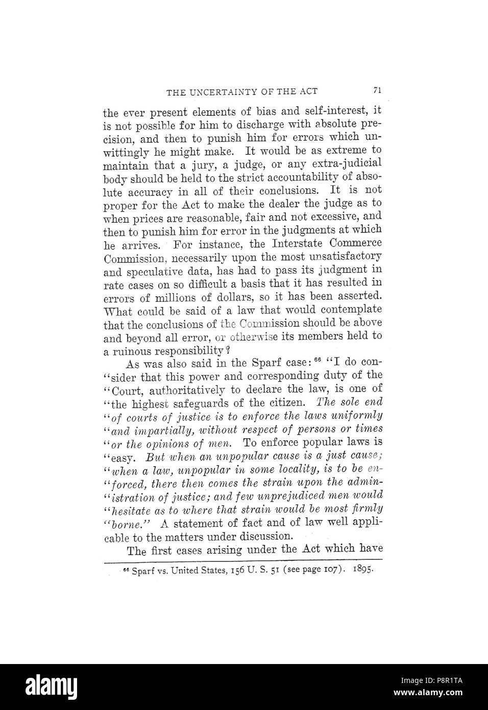 . 263 Earle, non la fissazione di prezzi di distruggere la libertà, 1920, 071 Foto Stock