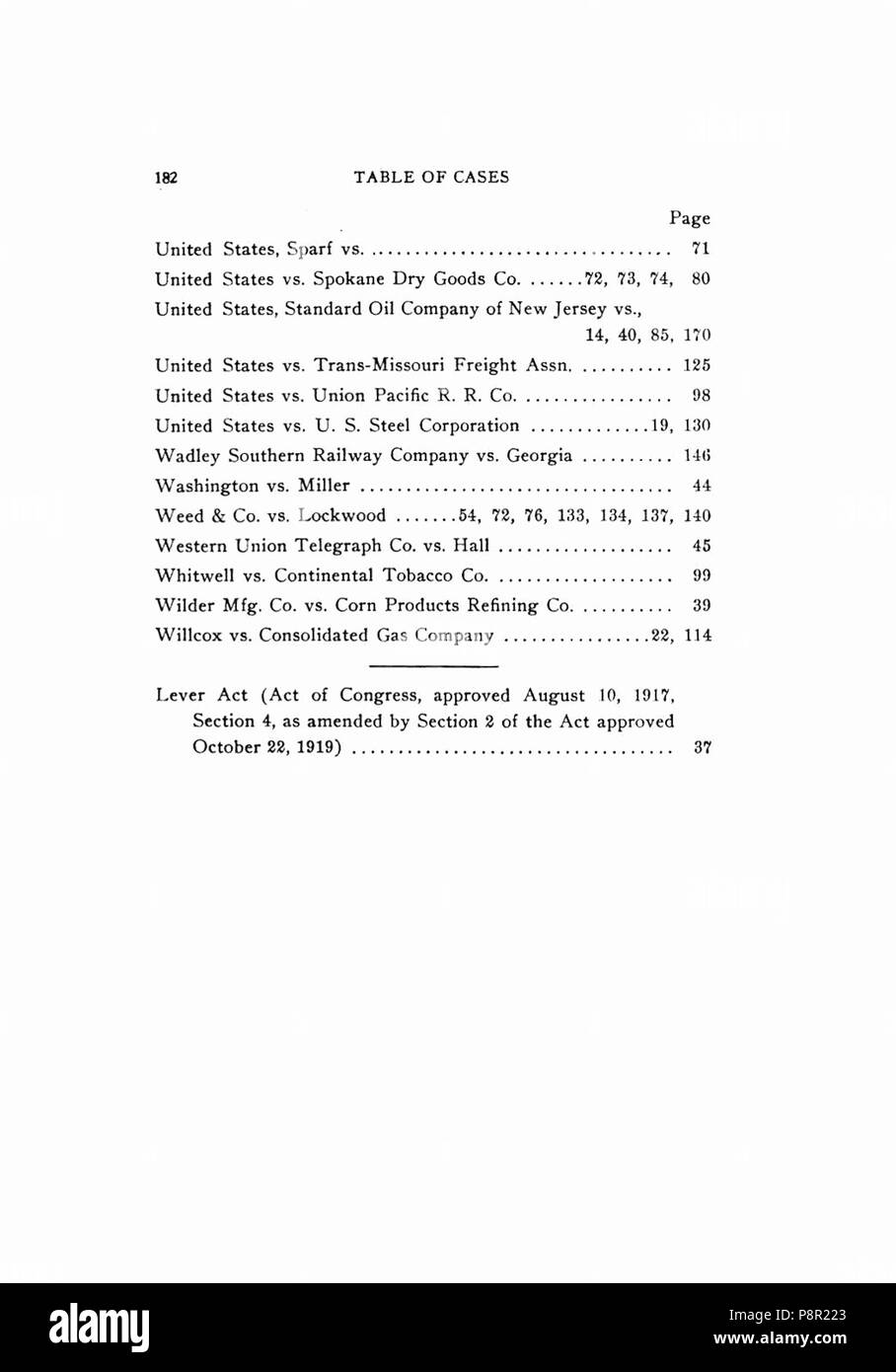 . 264 Earle, non la fissazione di prezzi di distruggere la libertà, 1920, 182 Foto Stock