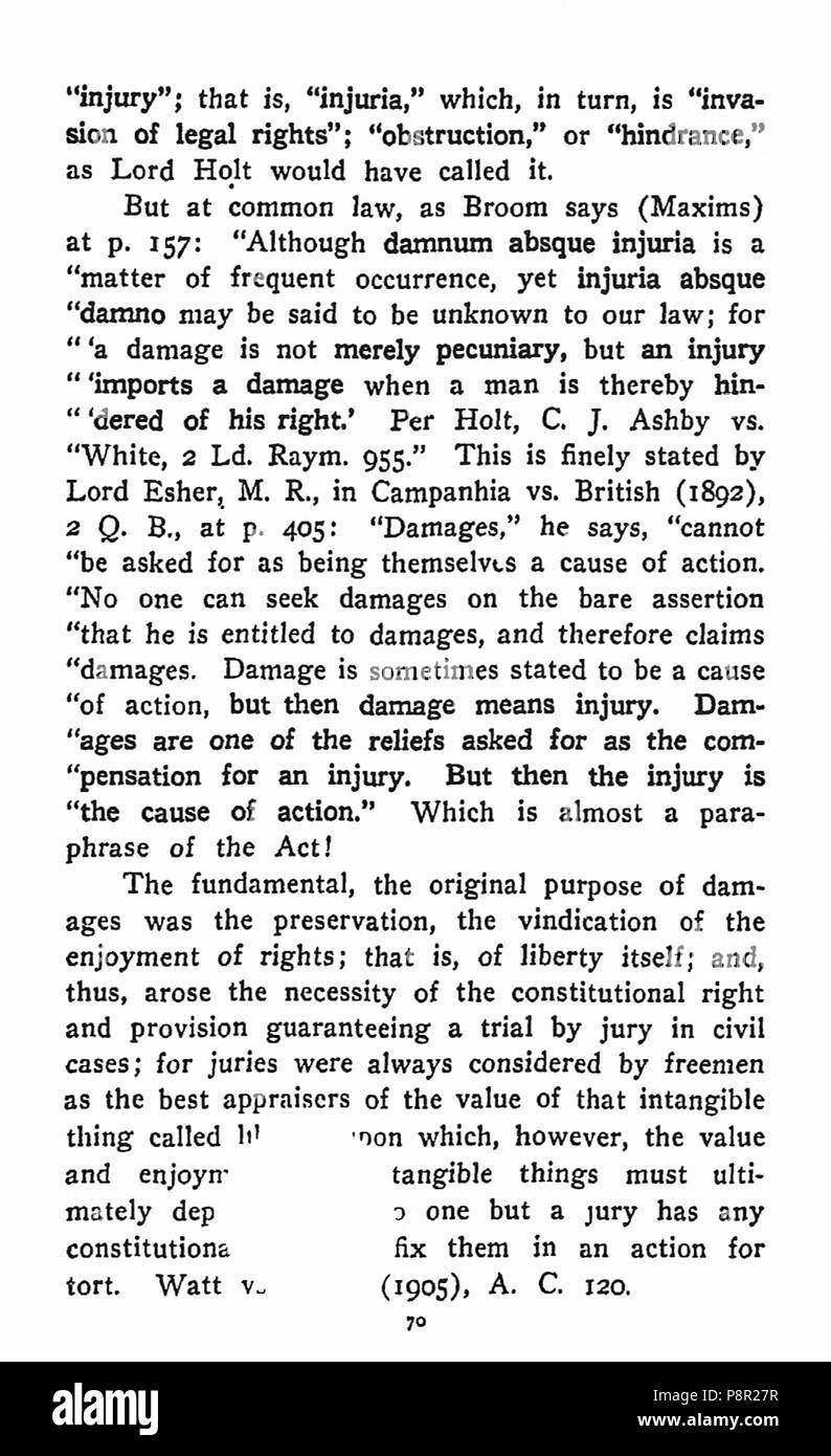 . 264 Earle, libertà di commercio come arginato dalla legge nazionale, 1909 70 Foto Stock