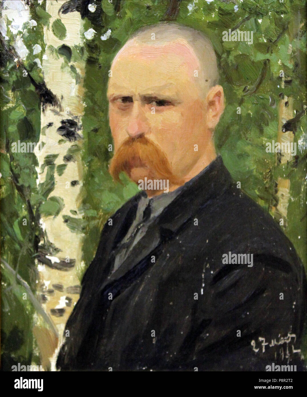 . 16 1912 Kustodiev Ritratto di V.A. Gilarovskiy anagoria Foto Stock