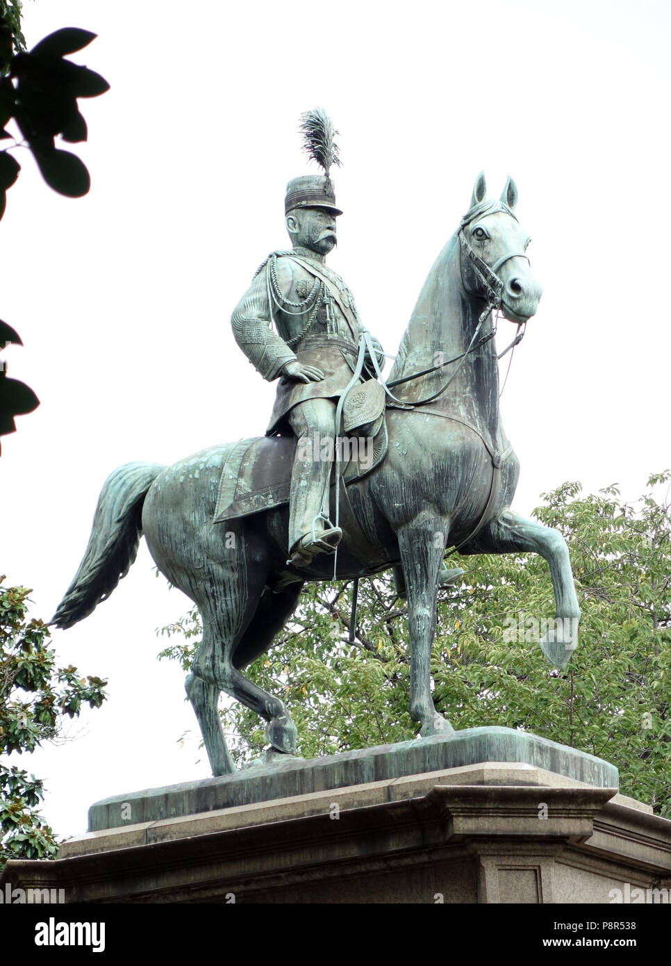 . 532 Statua di Komatsu Akihito (Ueno, Tokyo) - DSC04962 Foto Stock