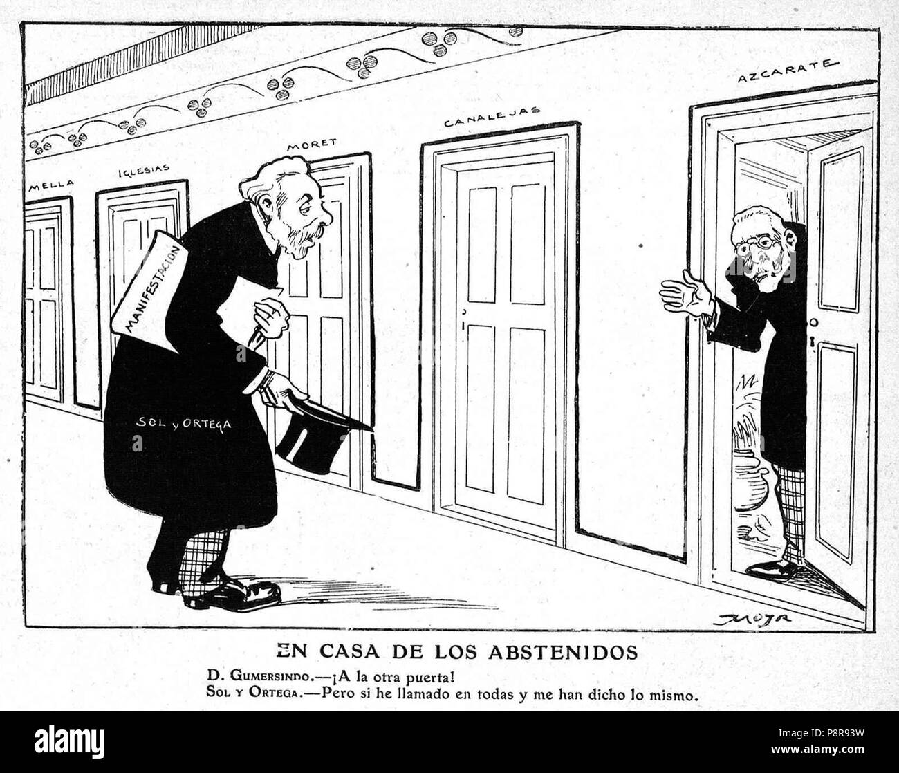 . 274 en casa de los abstenidos, de Moya Foto Stock