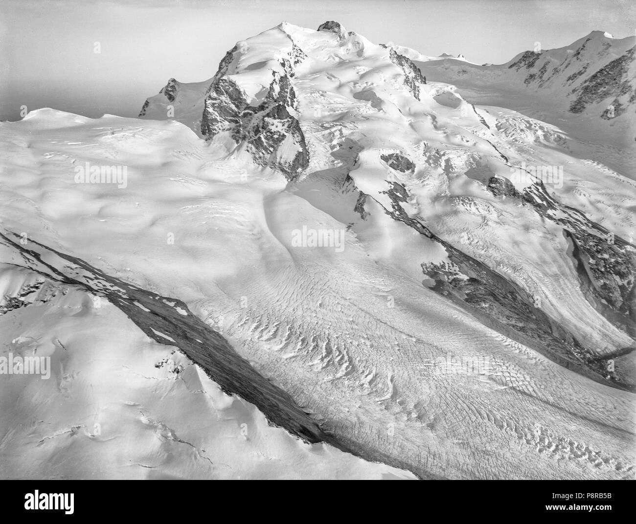 . 78 CH-NB - Monte Rosa - Eduard Spelterini - EAD-WEHR-32057-B Foto Stock