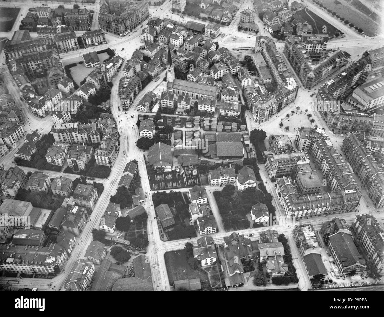 78 CH-NB - Zurigo - Eduard Spelterini - EAD-WEHR-32105-B Foto Stock