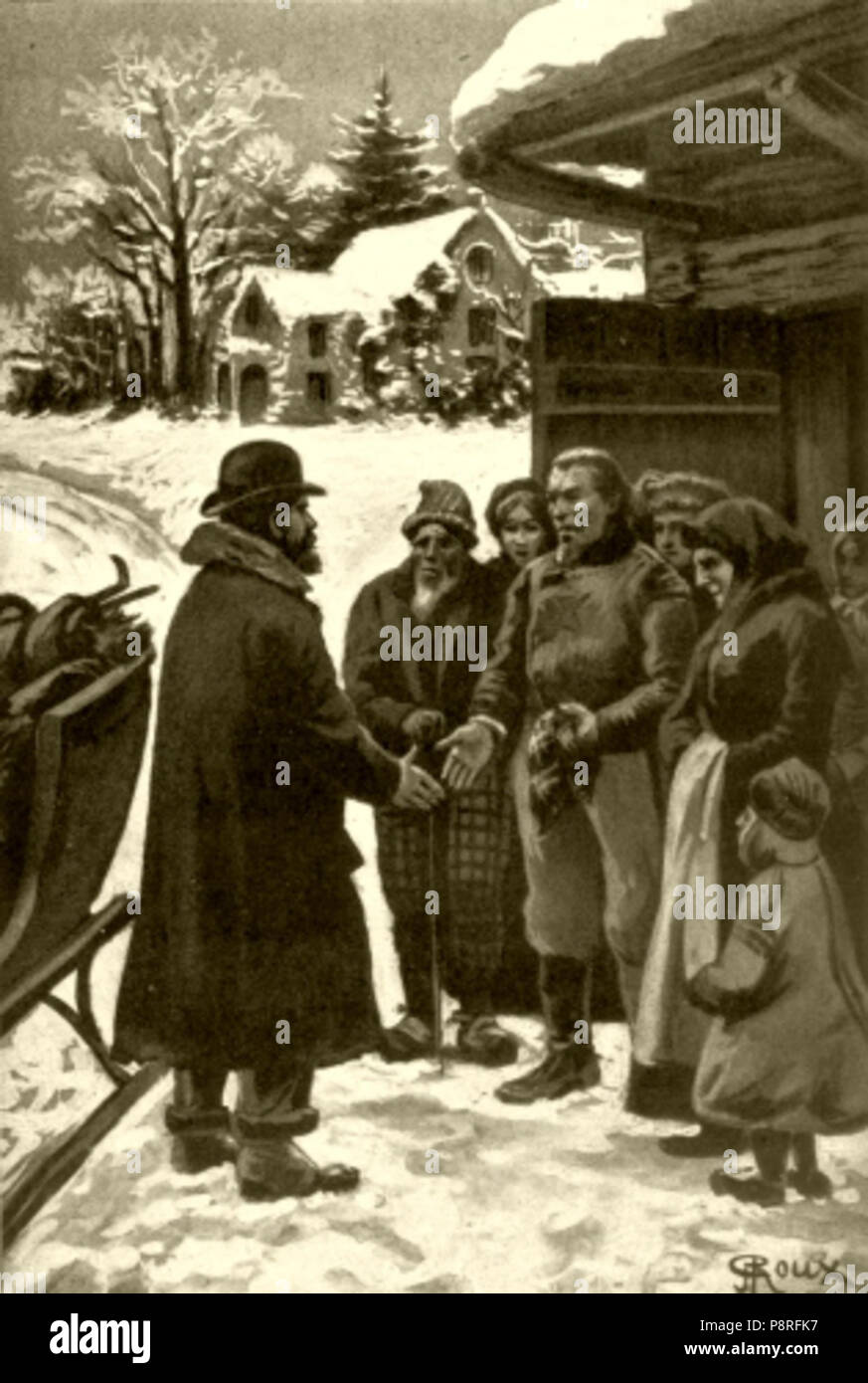 . 4 'Il vulcano d'Oro" di George Roux 09 Foto Stock