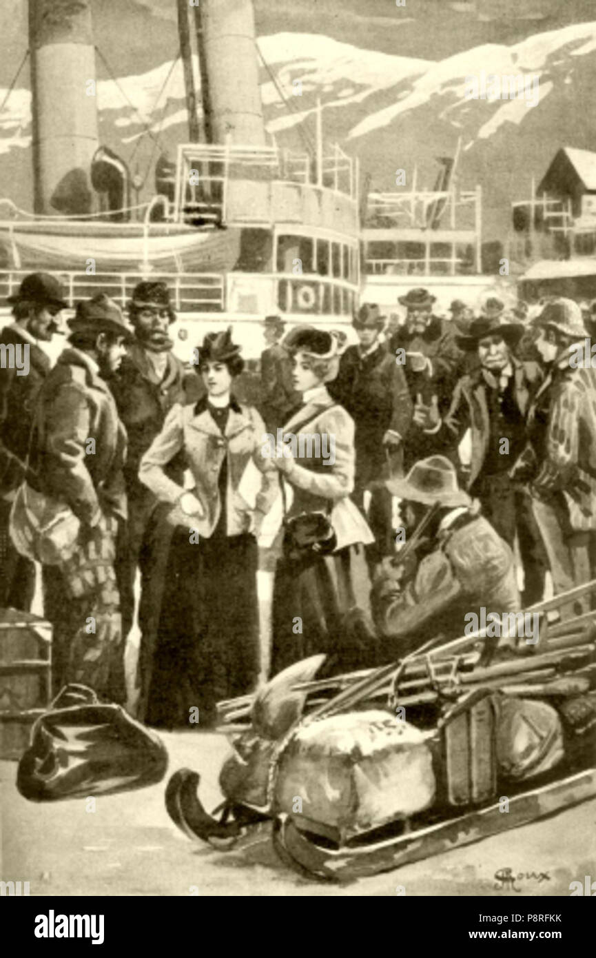 . 4 'Il vulcano d'Oro" di George Roux 18 Foto Stock