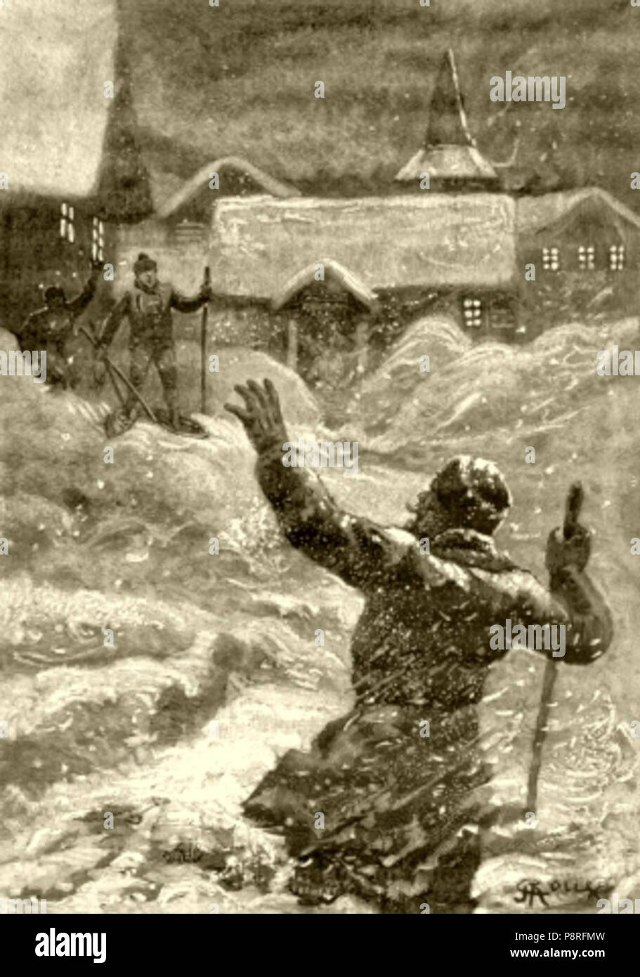 . 4 'Il vulcano d'Oro" di George Roux 40 Foto Stock