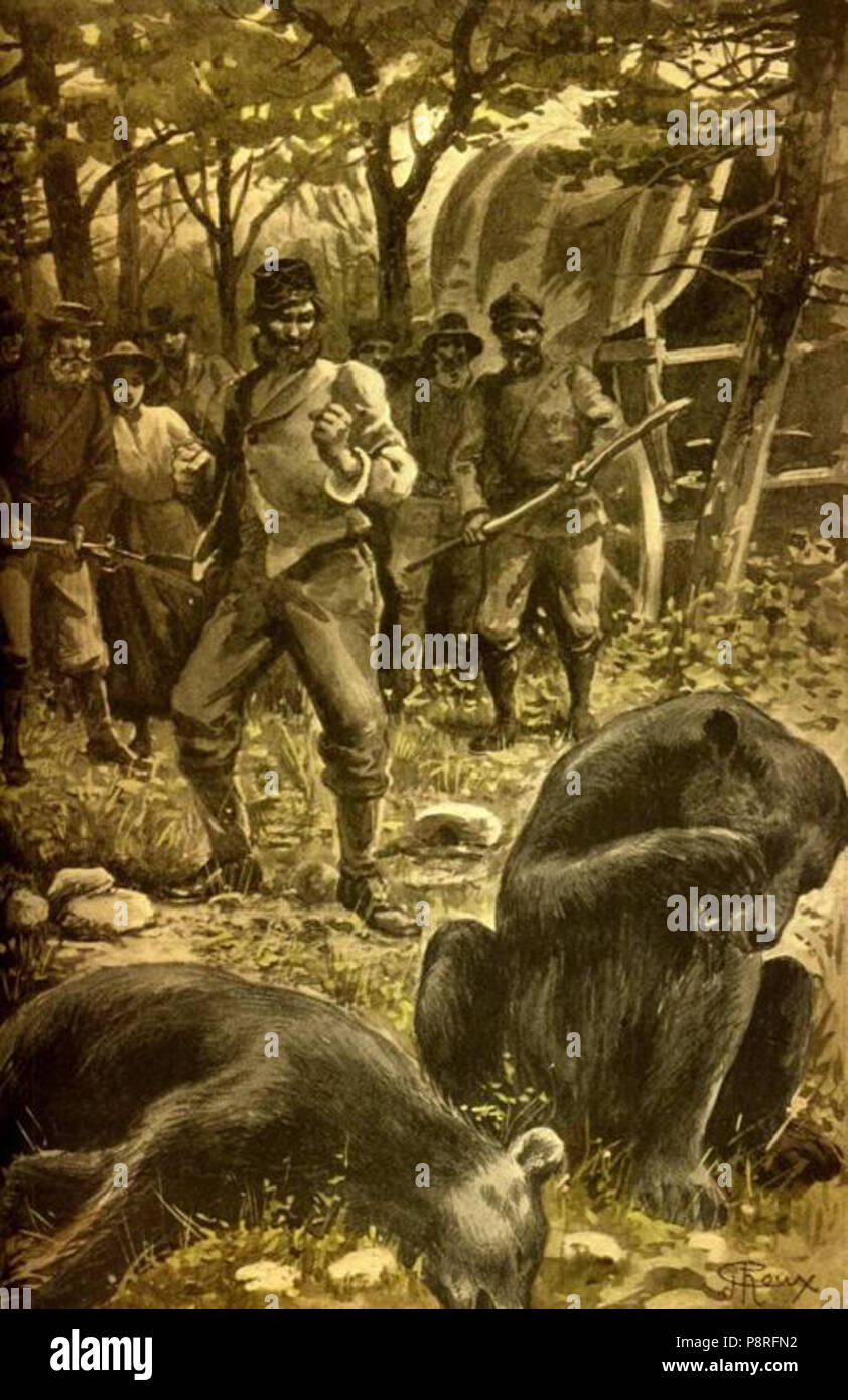 . 4 'Il vulcano d'Oro" di George Roux 44 Foto Stock