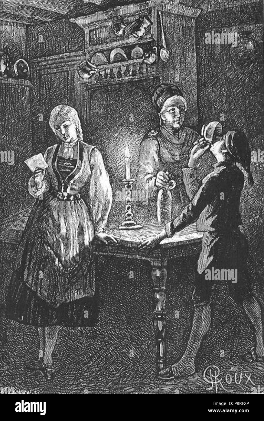 . 5 "il biglietto della lotteria" da George Roux 03 Foto Stock