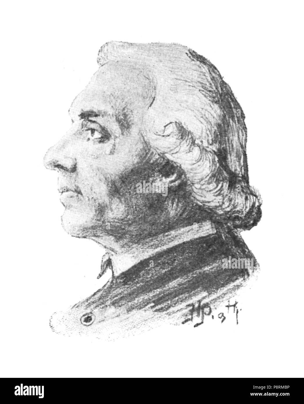 32 Album pisarzy polskich page077 - Adam Naruszewicz Foto Stock