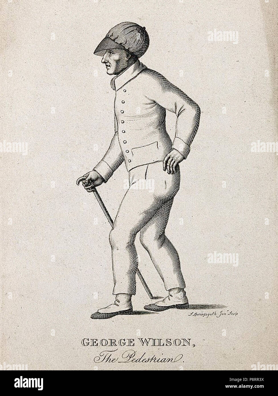 . 300 George Wilson. Un pedone Foto Stock