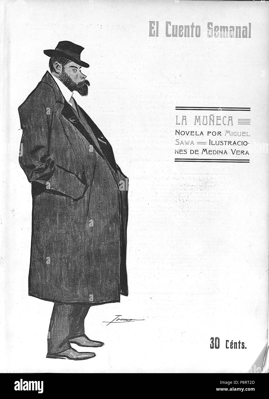 15 1907-11-01, El Cuento Semanal, La muñeca, de Miguel Sawa, Tovar Foto Stock