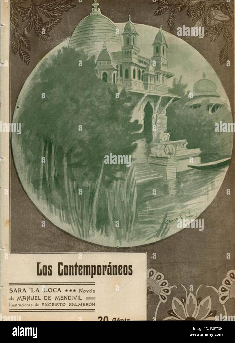 15 1909-10-08, Los Contemporáneos, Sara la loca, de Manuel de Mendívil, Exoristo Salmerón Foto Stock