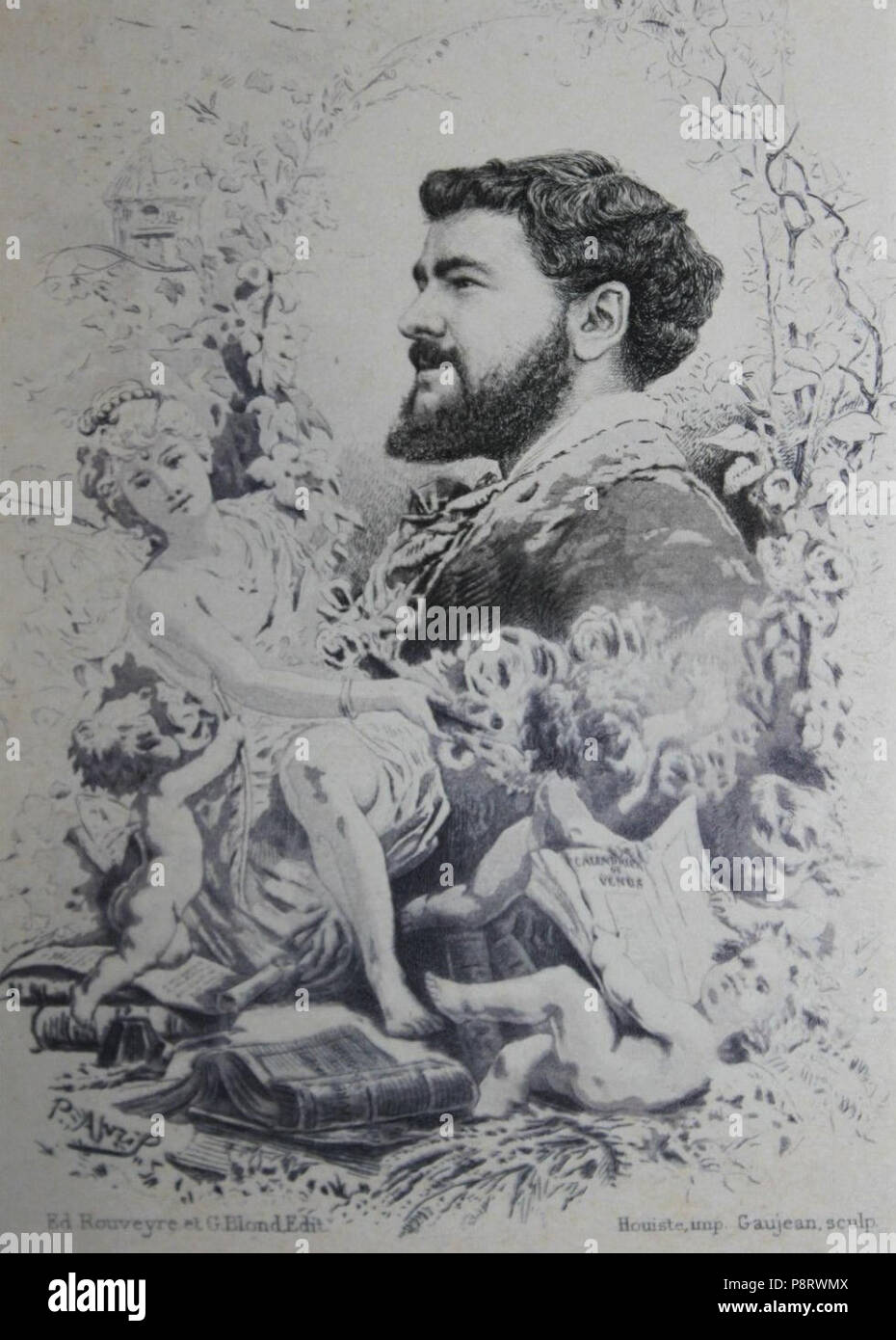 . 440 Octave Uzanne, da Paolo Avril, 1882 Foto Stock