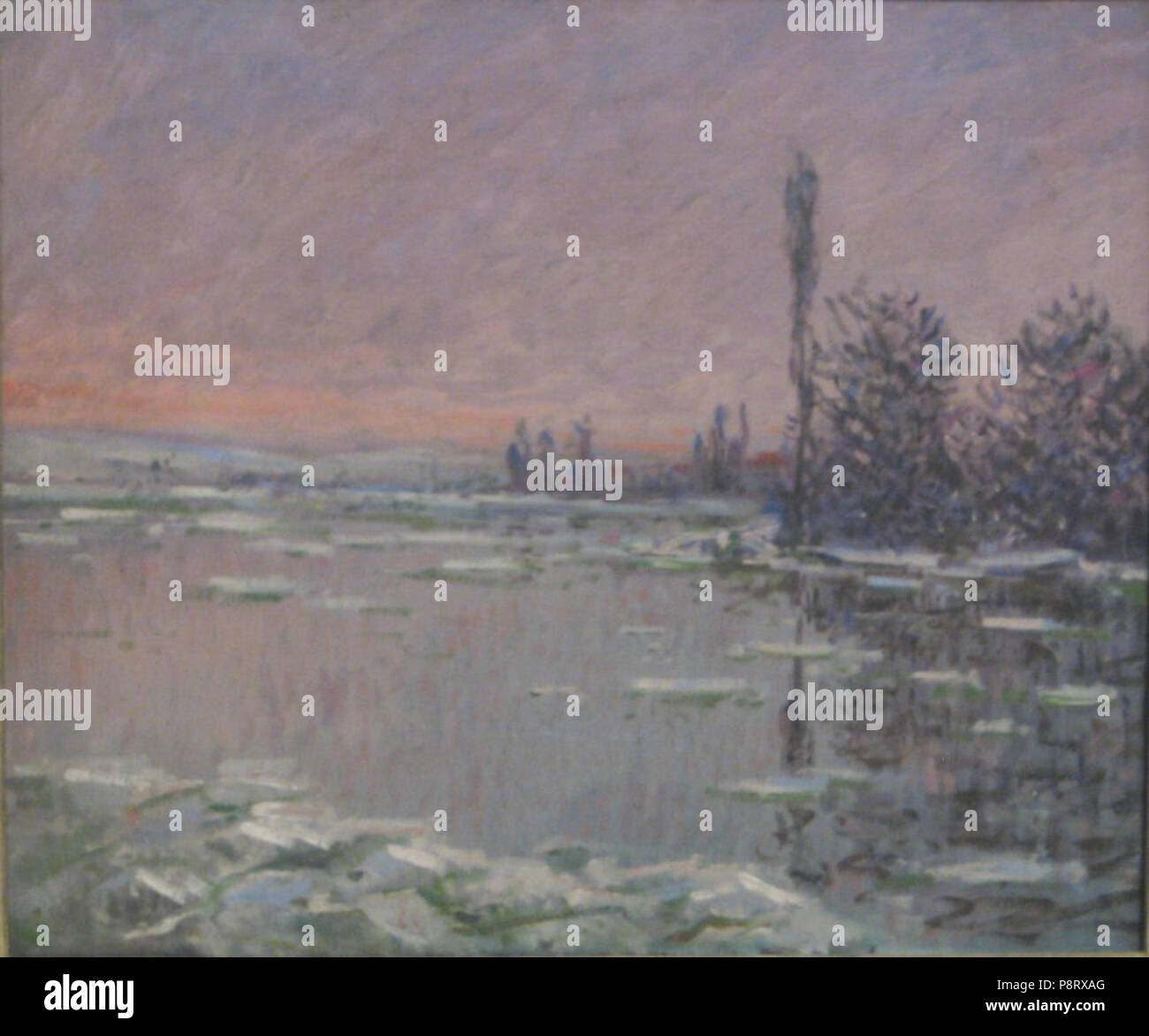 2 'La disfatta', olio su tela di Monet, 1880, Dunedin Public Art Gallery Foto Stock